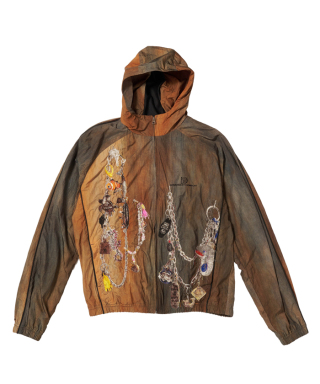 EMBROIDERED CHAIN TRACK JACKET　26SS22BL252