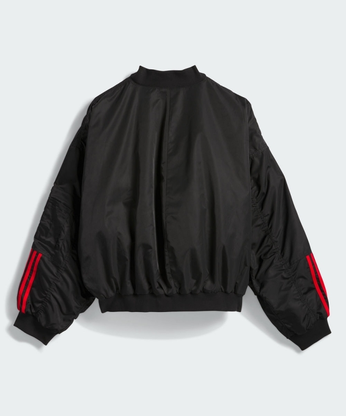 made in england PVC bomber jacket M ブラック Leather Varsity Jacket - ブラックパレード | Black Parade