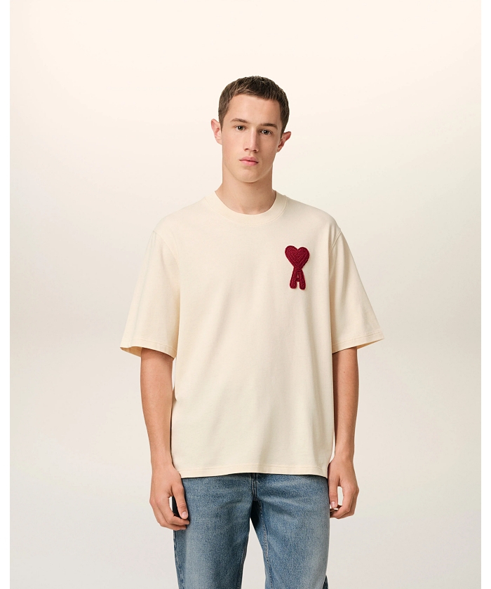 Ami de Coeur パッチ Tシャツ HTS065.726(M25O0014)｜HANKYU MEN'S