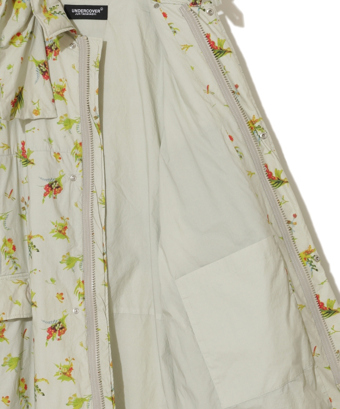 総柄Coタイプクロススタンドカラーモッズコート So Far 【FAUST