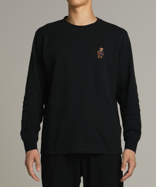 WAFFLE CREW NECK LONG SLEEVE　RM8-C002