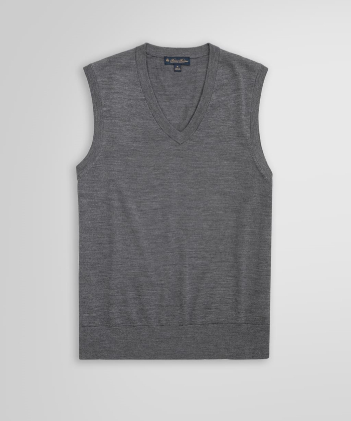 メリノウール Vネックベスト(M25OK004)｜HANKYU MEN'S / 阪急メンズ