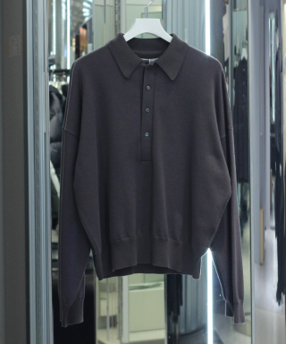 HIGH GAGE KNIT SHIRT　25AW-KNS08