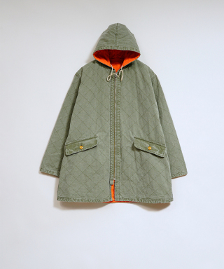 QUILTING DECK COAT RIPSTOP REV　80520000001