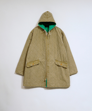 QUILTING DECK COAT RIPSTOP REV　80520000001