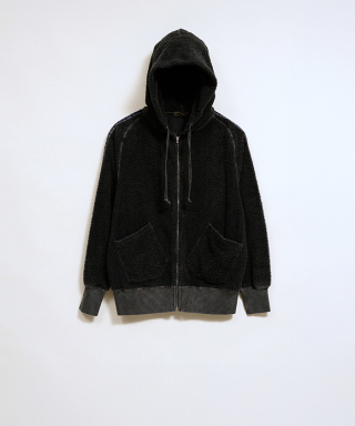 ZIP UP HOODIE PILE　80520020041