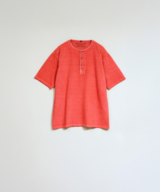 50s HENLEY NECK SHIRT PIGMENT　80520021026