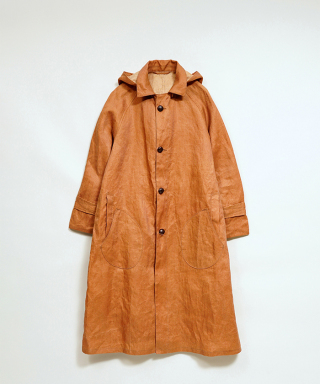 FISHERMAN COAT KAKISHIBU LINEN　80520400920
