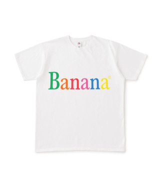 NOT APPLE TEE Banana WHITE　BY113