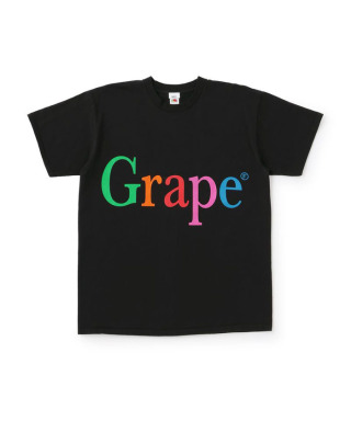 NOT APPLE TEE Grape BLACK　BY114
