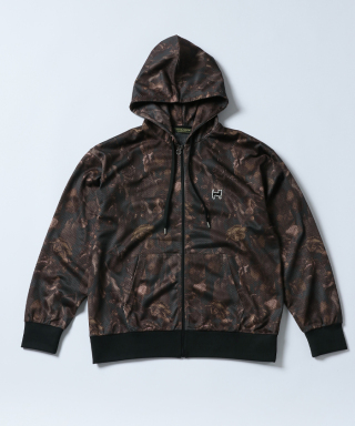 MESH ZIP UP HOODIE　DNS26T02