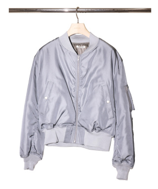 HIGH DENSITY SILK TWILL FLIGHT BLOUSON A26SB01AR