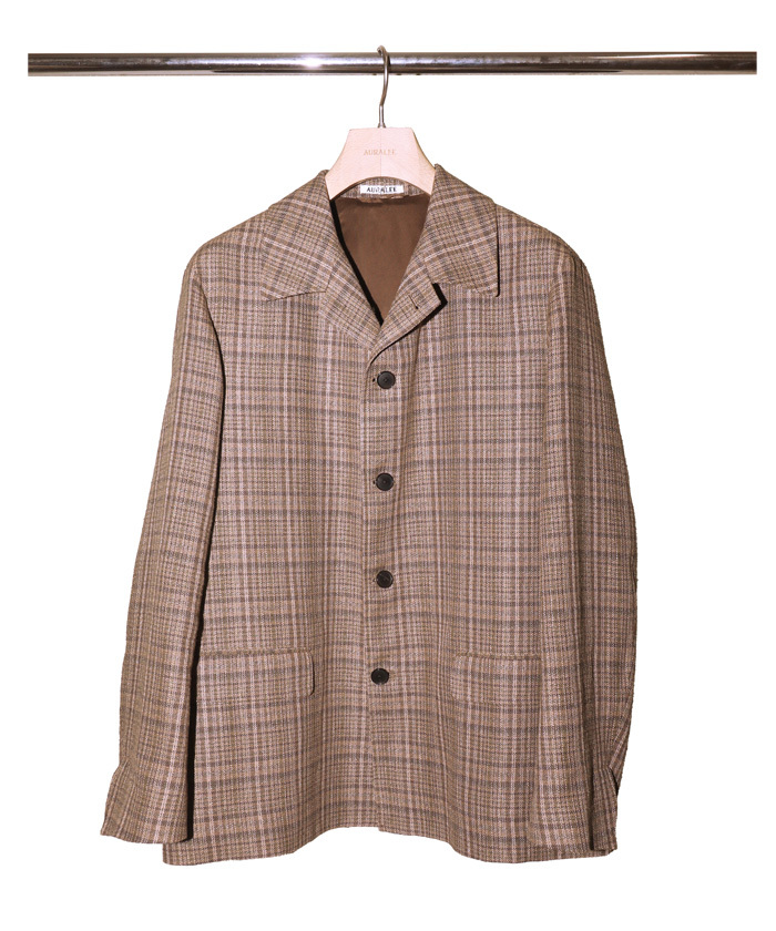 SILK LINEN NEP CHECK JACKET A26SJ01SN(M261N042)｜HANKYU MEN'S