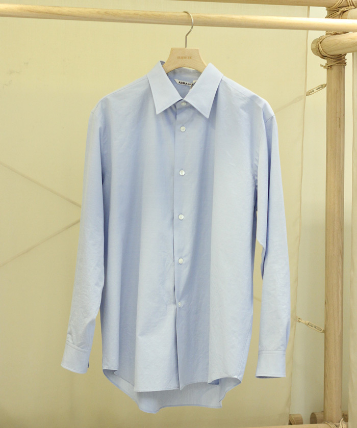 WASHED FINX WEATHER CHAMBRAY SHIRT A26SS01FH(M261N087)｜HANKYU