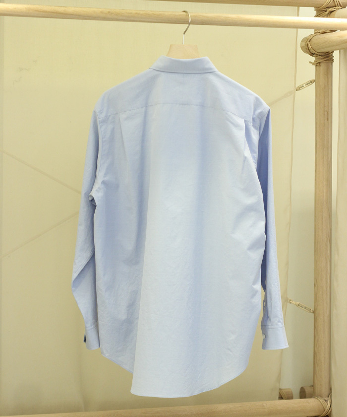 WASHED FINX WEATHER CHAMBRAY SHIRT A26SS01FH(M261N087)｜HANKYU
