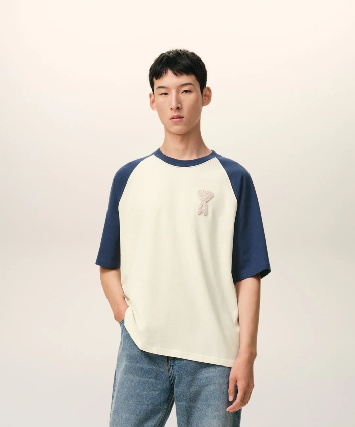 Ami De Coeur ニットパッチ Tシャツ UTS379.726(M263Y002)｜HANKYU