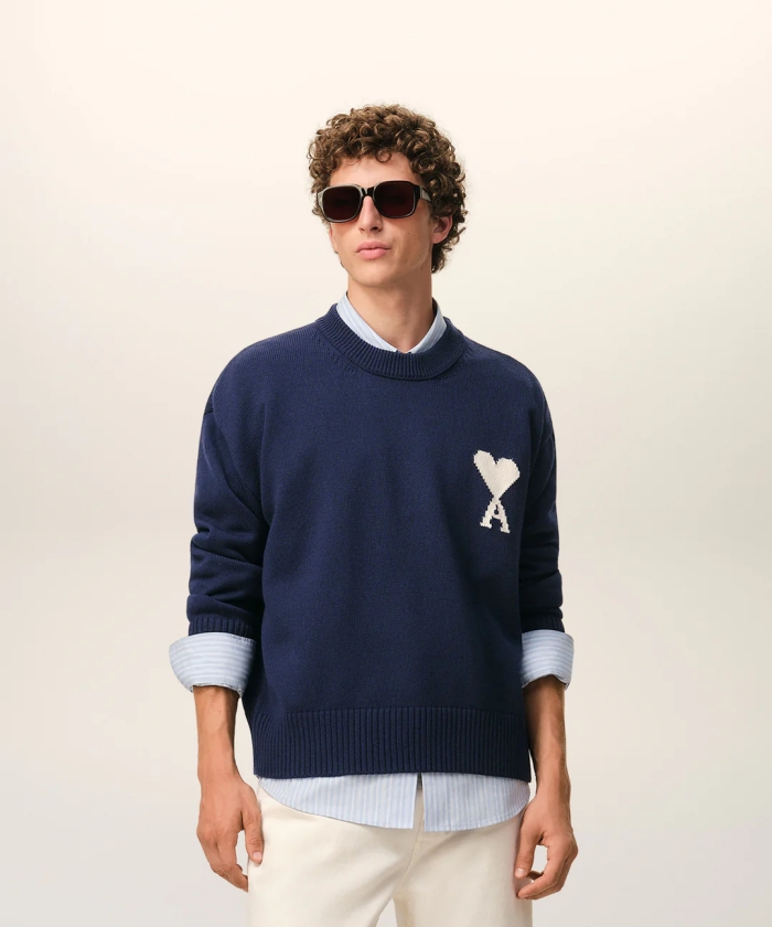 Ami De Coeur クルーネックセーター UKS859.KN0156(M263Y004)｜HANKYU