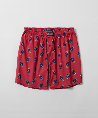 Woven Boxer Core Flag Bear　RM4-D207