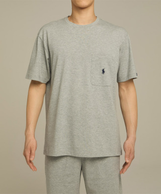 Mesh Pique Crew Neck Pocket Short Sleeve　RM8-D202