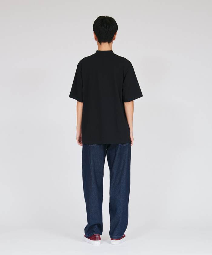 Hanes THE RELAX リラックスフィット モックネックTシャツ HM1-D205