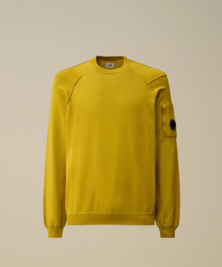 Cotton Sea Island Crewneck Lens Knit 20CMKN183A-110560A