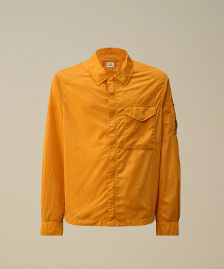 Chrome-R Zipped Lens Overshirt 20CMOS710A-005904G