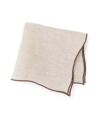 ポケットチーフ　E3 SMO15 Beige x T.Moro