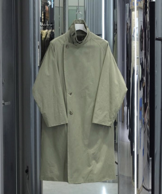Cotton Gabardine Trench Coat