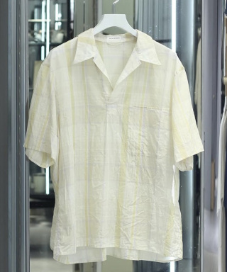 Gauze Plaid Pullover SS Shirt　KS26SSH16