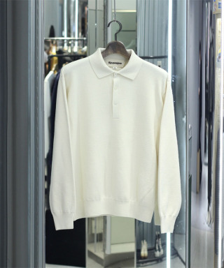 long sleeve polo sweater　1261011