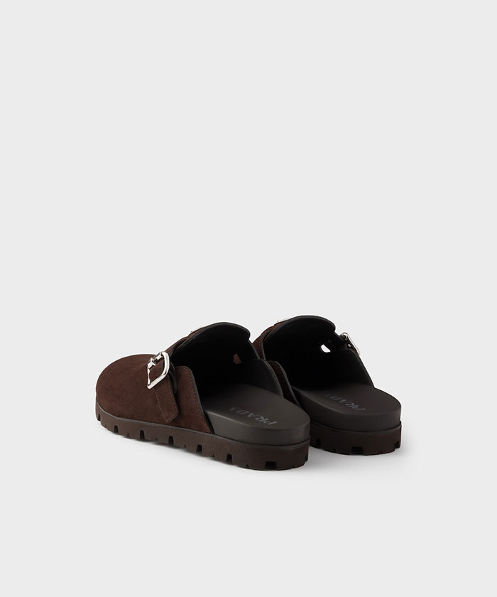 ビジュー付きブラックスエードミュール スエード ミュール 2S3003_054_F0003_F_G000(M265K007)｜HANKYU MEN'S
