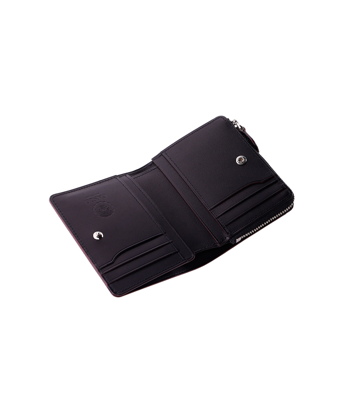 CORDOVAN R.C. Lファスナー二つ折り財布 59155(M265X014)｜HANKYU