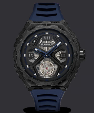 BLACKOUT WATCHES / XPE Tourbillon Blue　BOXPETBLBL