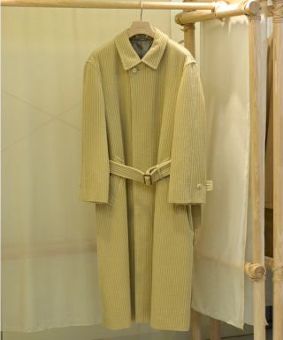 WOOL CASHMERE CORDUROY SOUTIEN COLLAR COAT　A26AC01FC
