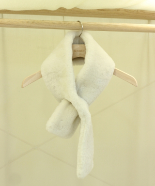 STRAIGHT MERINO MOUTON FUR STOLE　A26AM01MS