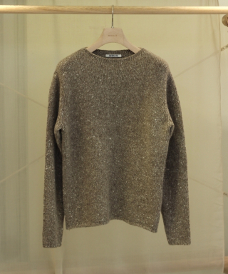 LOW-GAUGE HOMESPUN TWEED KNIT P/O　A26AP02HS