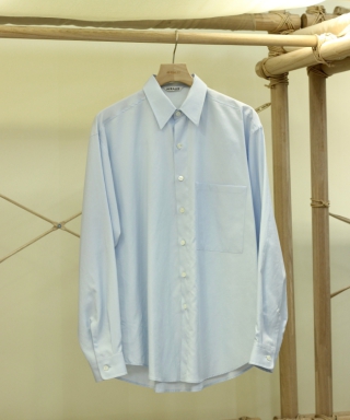 WASHED FINX TWILL BIG SHIRT　A26AS02TN