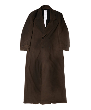 SMOG AIR STAINED LONG COAT　26AW11CO78