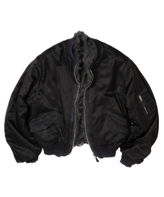 SMOKE FUR BOMBER JACKET　26AW35BL272
