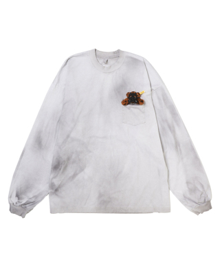 GAS MASK BEAR LONG SLEEVE T-SHIRT　26AW40CS455