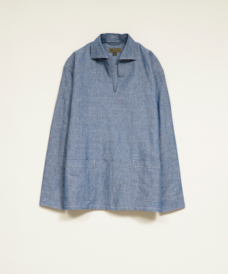 FRENCH P/O SHIRT DUNGAREE　80520010203