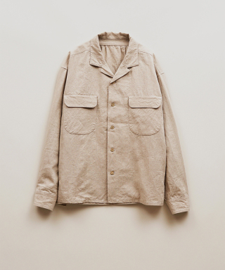 FARMAR OPEN COLLAR SHIRT　80520410201