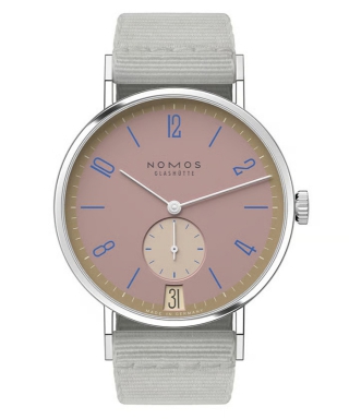 NOMOS GLASHUTTE Tangente 38 Date Pompadour　NM179.S15