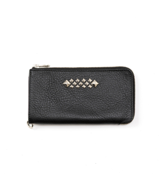 STUDS LEATHER ZIP MULTI LONG WALLET　CL-26SS014LE