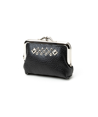 STUDS LEATHER INTERNAL FLEX FRAME TYPE 2WAY MULTI WALLET　CL-26SS004LE EX
