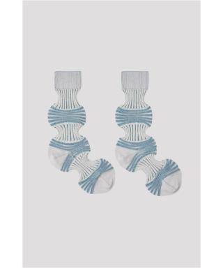 GARTER RIB SOCKS