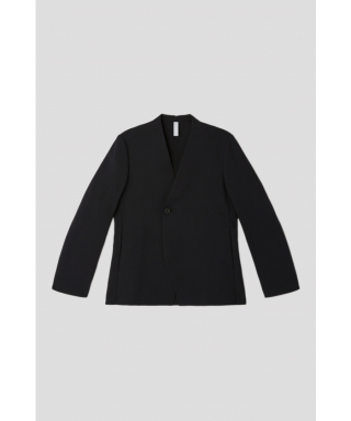 MILAN DOUBLE BREASTED COLLARLESS JACKET