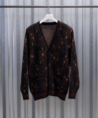 MOHAIR JACQUARD CARDIGAN ( TYPE-2 )　26FW-WMK-KN19