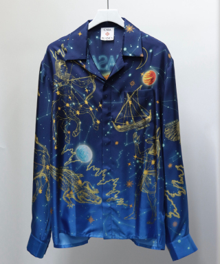 ASTROLOGY CUBAN COLLAR LS SHIRT　M-PF26-SH-006-03