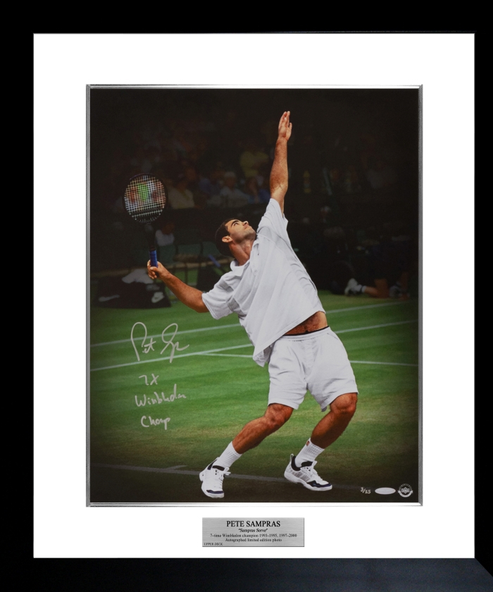 激レア　Pete Sampras 直筆サイン入りフォト リクエスト】［世界限定25枚］ピート・サンプラス直筆サイン入りフォト